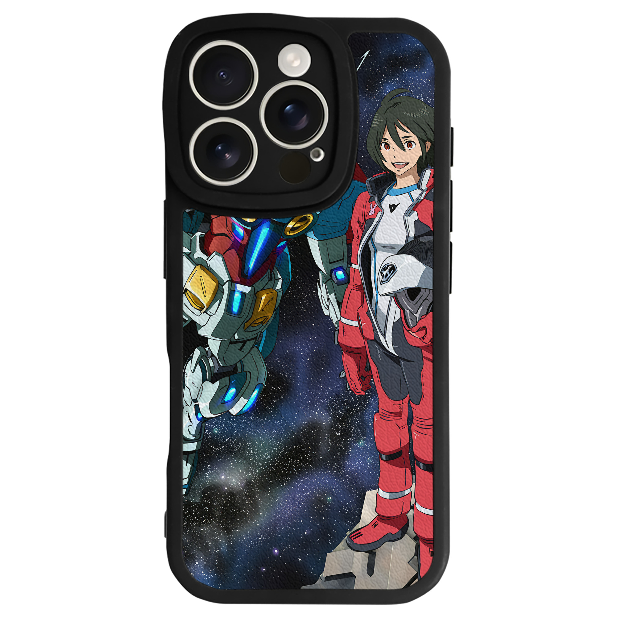 （画像用） 機動戦士ガンダム Mobile Suit Gundam 【iPhone 16シリーズ対応】シリコンスマホケース（レザー調） 材質：シリコン
